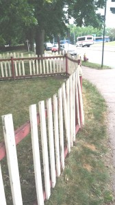 2 Park Terrace - the dreaded fence
